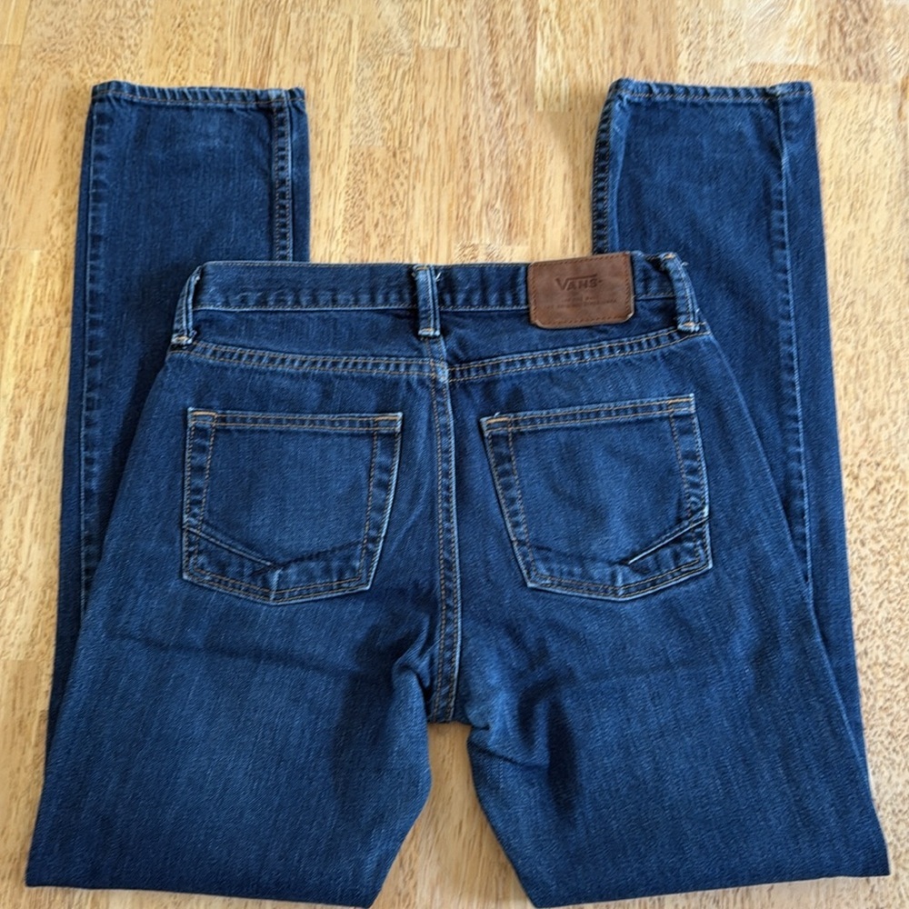 Vans Blue Juniors Jeans skinny fit Medium Wash Denim size 28x30
